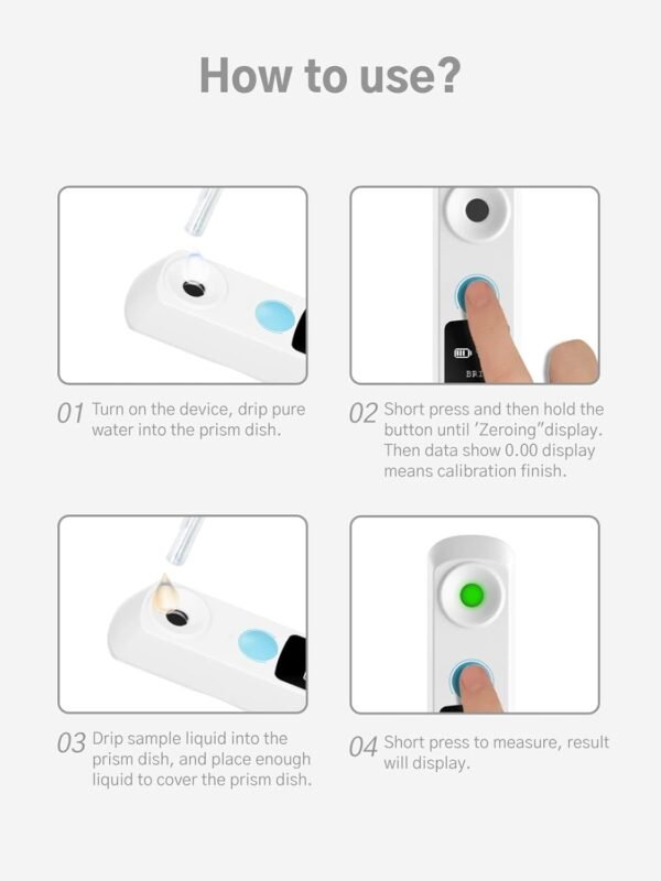 Digital Brix Refractometer – 0–32% Range